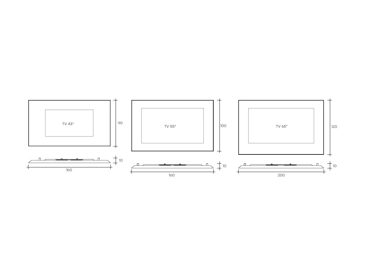 FIAM Mirage Tv Frame Mirror