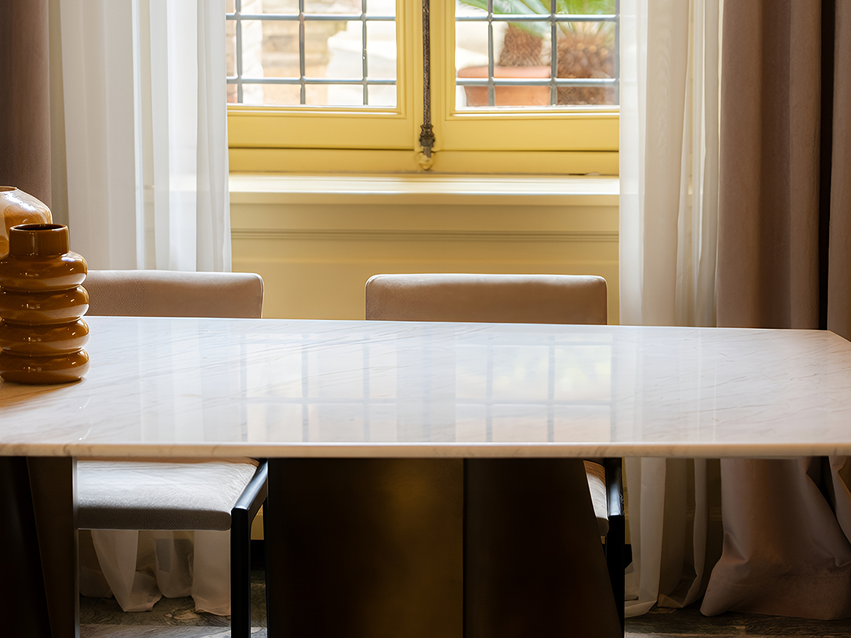 FIAM Ogiva Table Marble Top