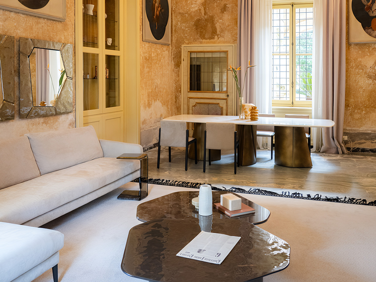 FIAM Ogiva Table Marble Top