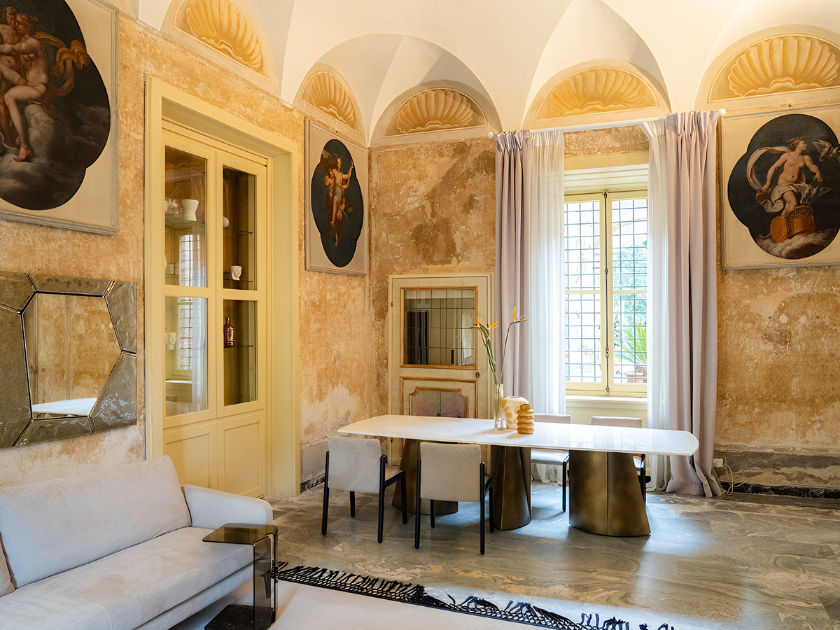FIAM Ogiva Table Marble Top