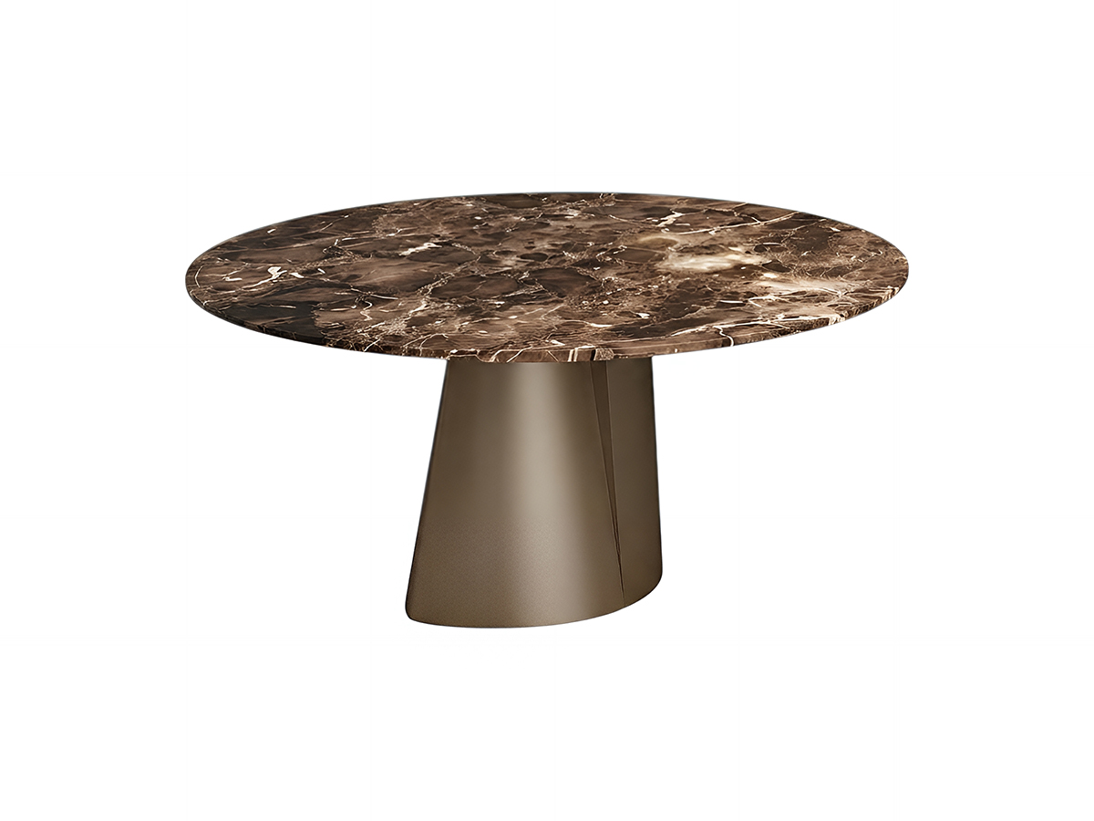 FIAM Ogiva Round Table Marble Top
