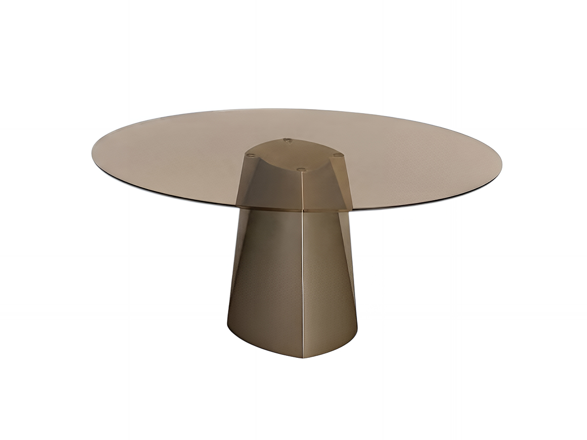FIAM Ogiva Round Table Glass Top