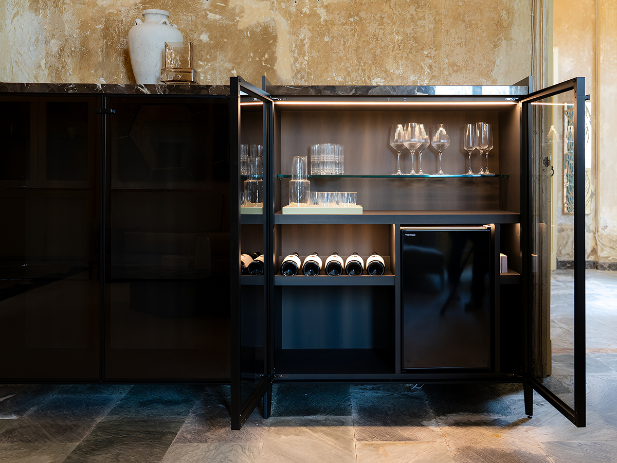 FIAM Segesta Bar Cabinet With Refrigerator