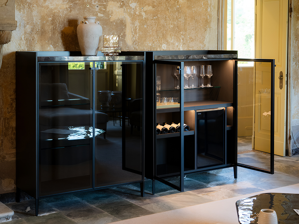 FIAM Segesta Bar Cabinet With Refrigerator