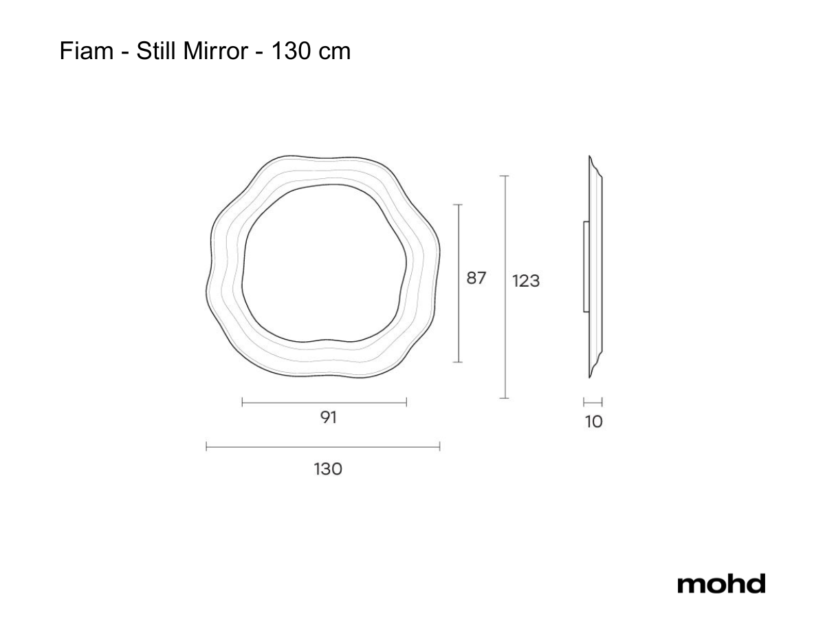 FIAM Still Mirror 130 Cm