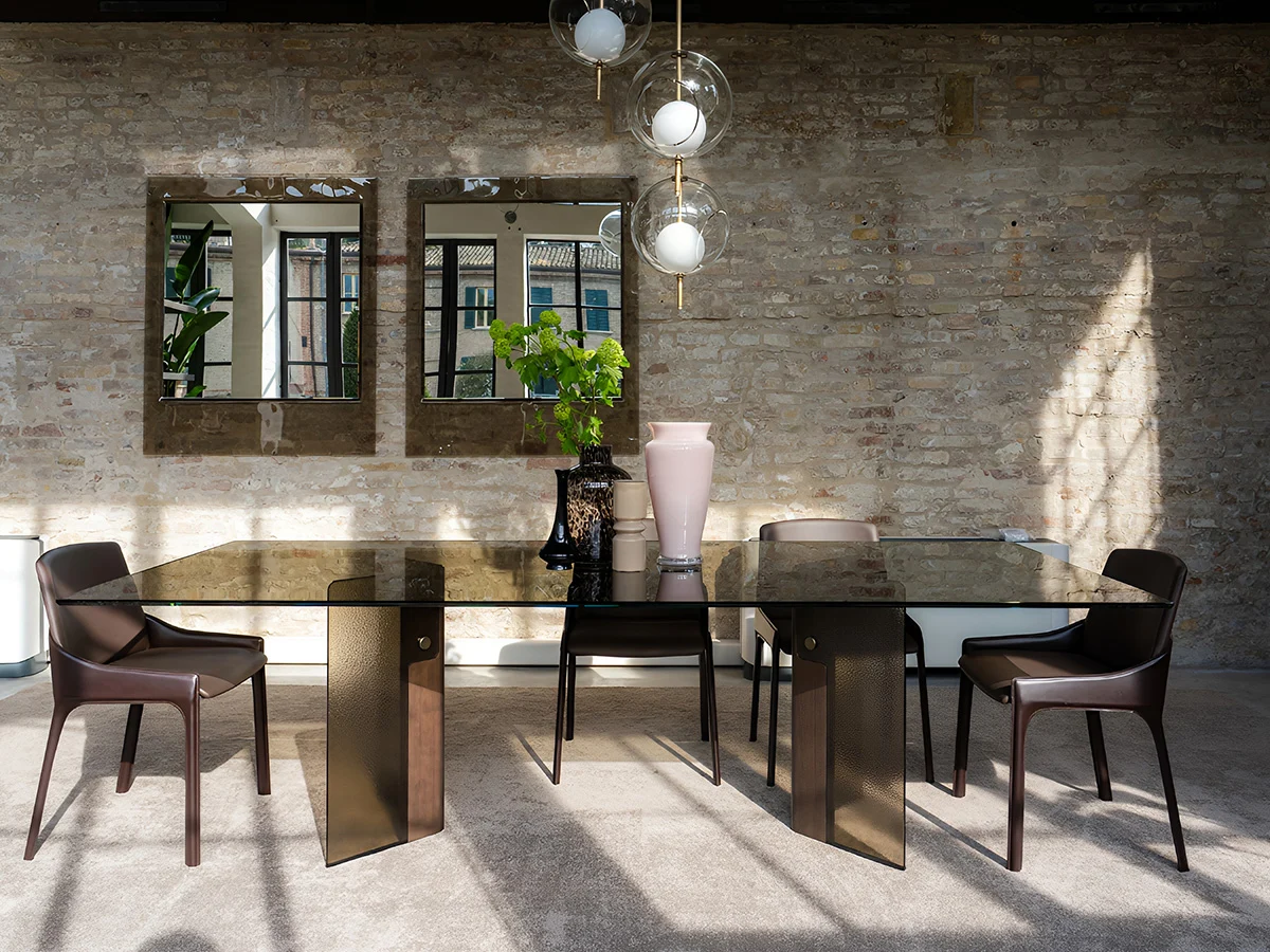 FIAM Trivium Table Glass