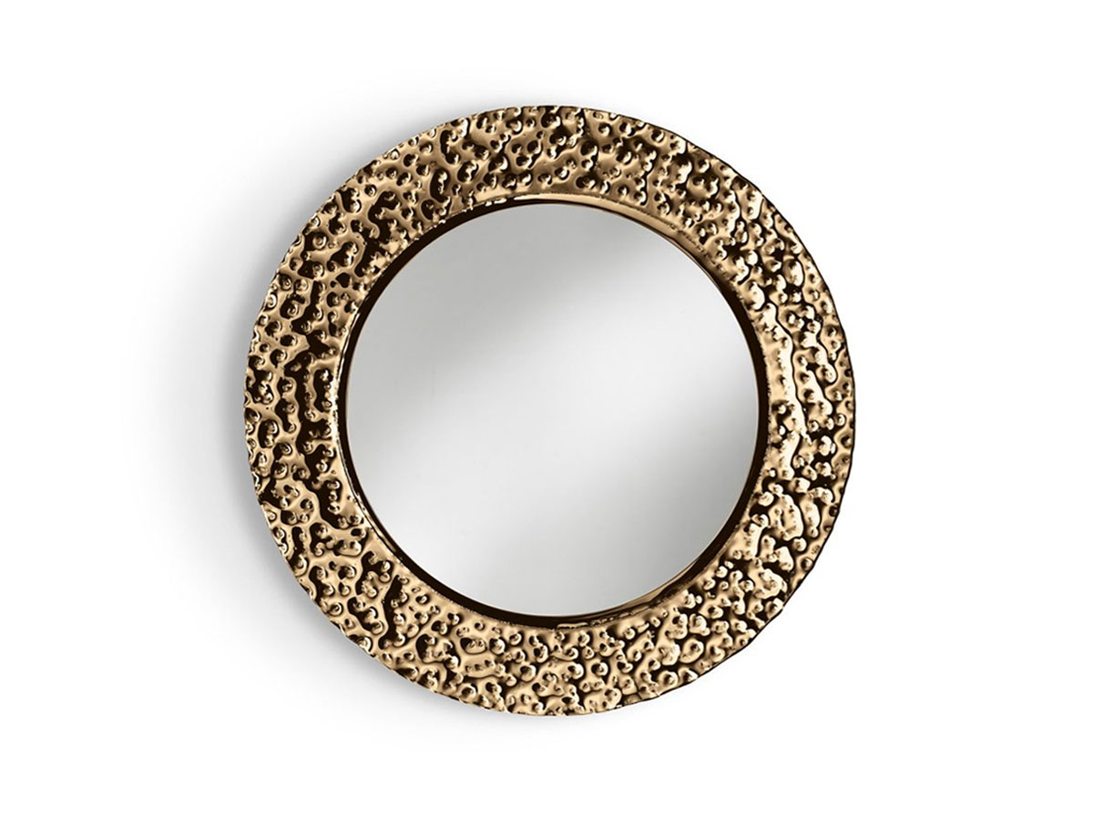 FIAM Venus Round Mirror Bronzed Frame