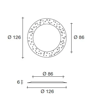 FIAM Venus Round Mirror