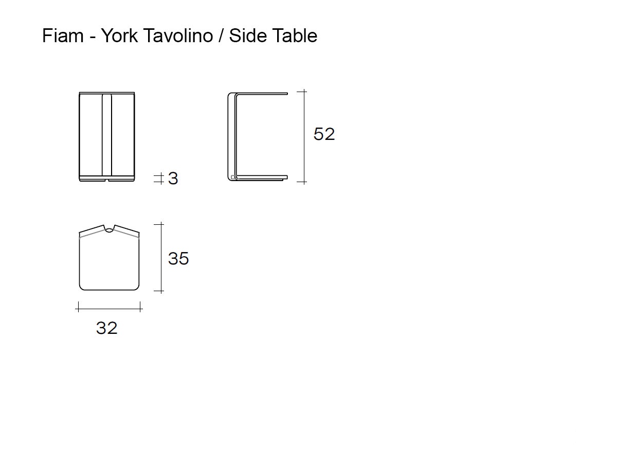 FIAM York Side Table
