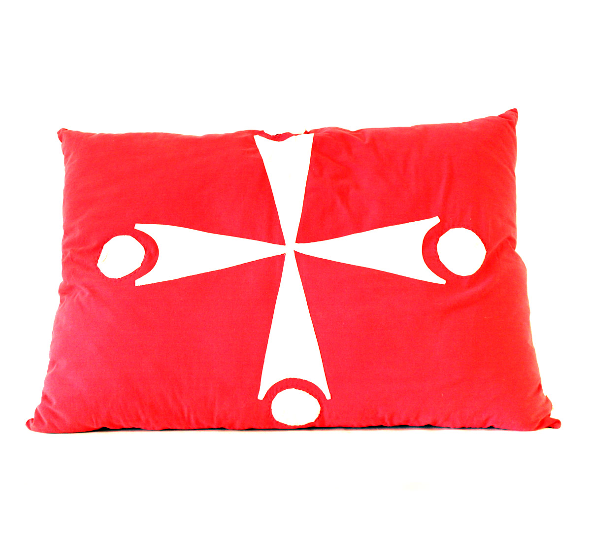 Flamant Flag Cuschion Rosso/Bianco