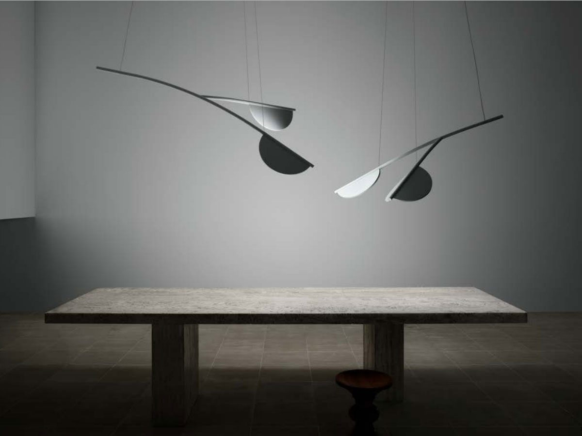 Flos Almendra Organic S2 Y Short Suspension Lamp