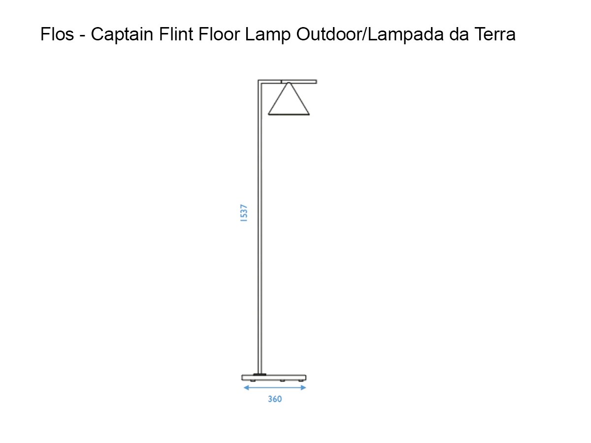 Flos Captain Flint Floor Lamp Outdoor