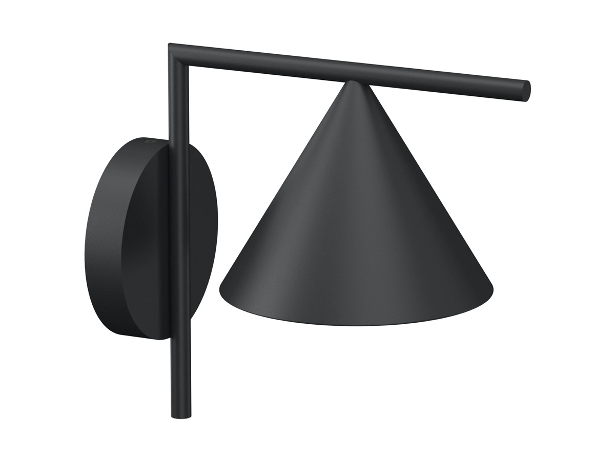 Flos Captain Flint W1 Wall Lamp Black 2700 K