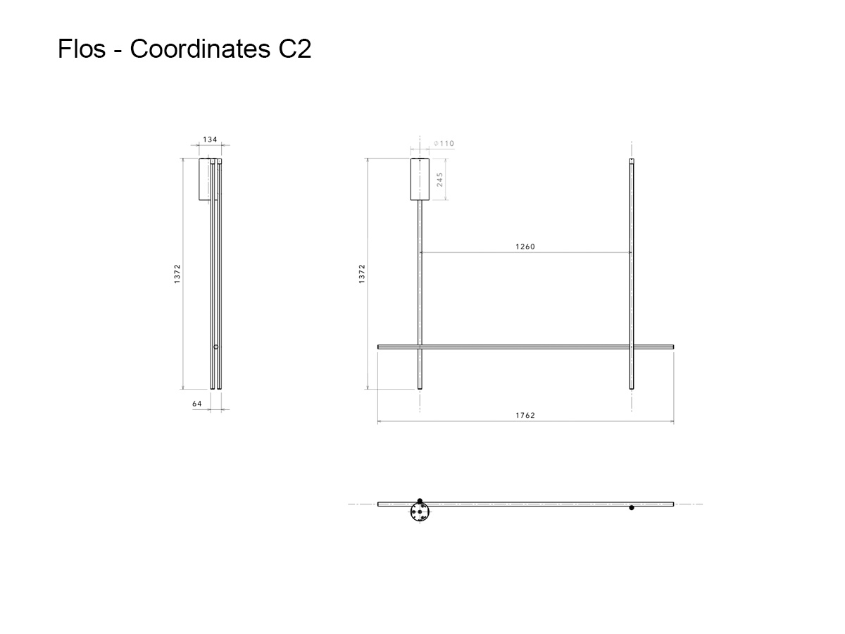 Flos Coordinates C2 Ceiling Lamp