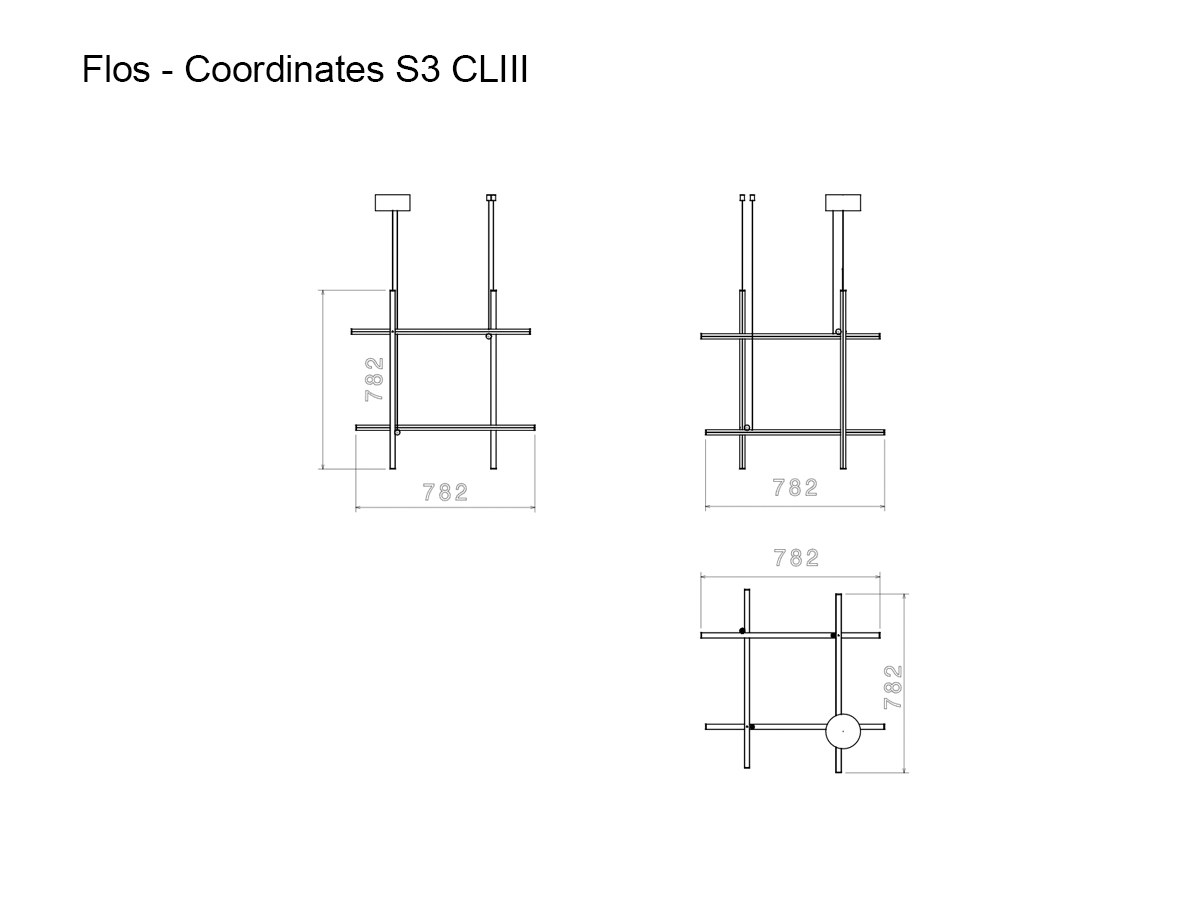 Flos Coordinates S3 Cliii Suspension Lamp