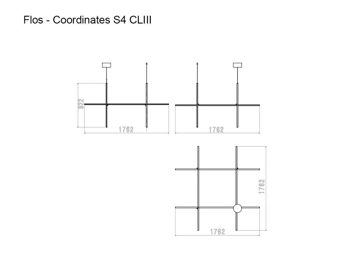 Flos Coordinates S4 Cliii Suspension Lamp
