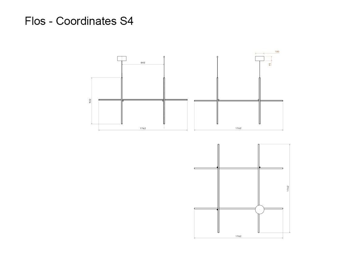 Flos Coordinates S4 Suspension Lamp