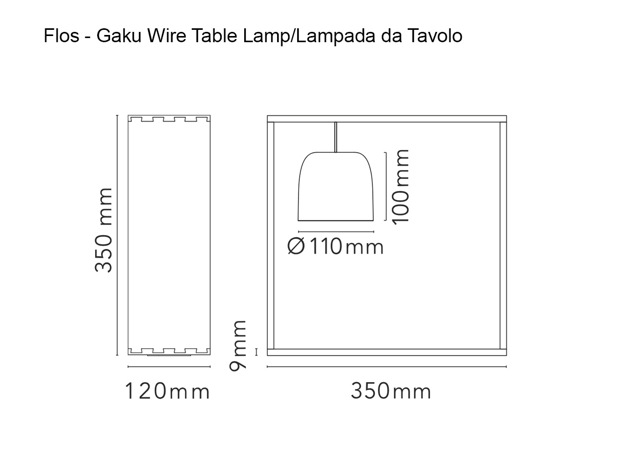 Настольная лампа Flos Gaku Wire