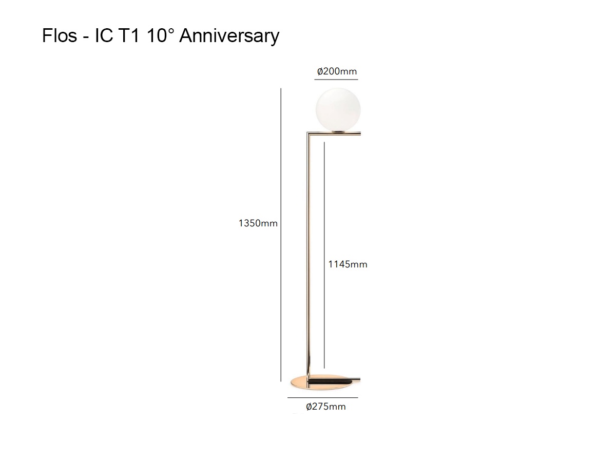 Flos Ic F1 10th Anniversary Floor Lamp
