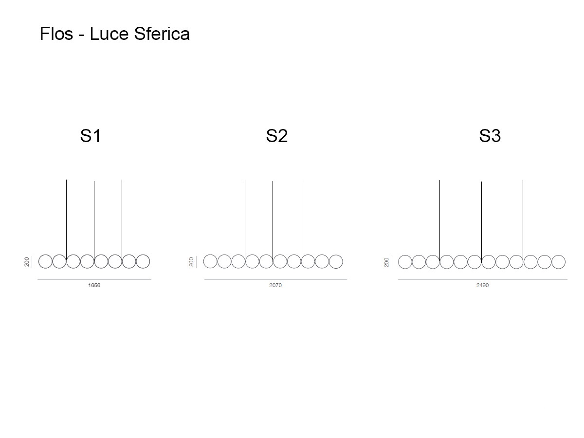 Flos Luce Sferica Suspension Lamp