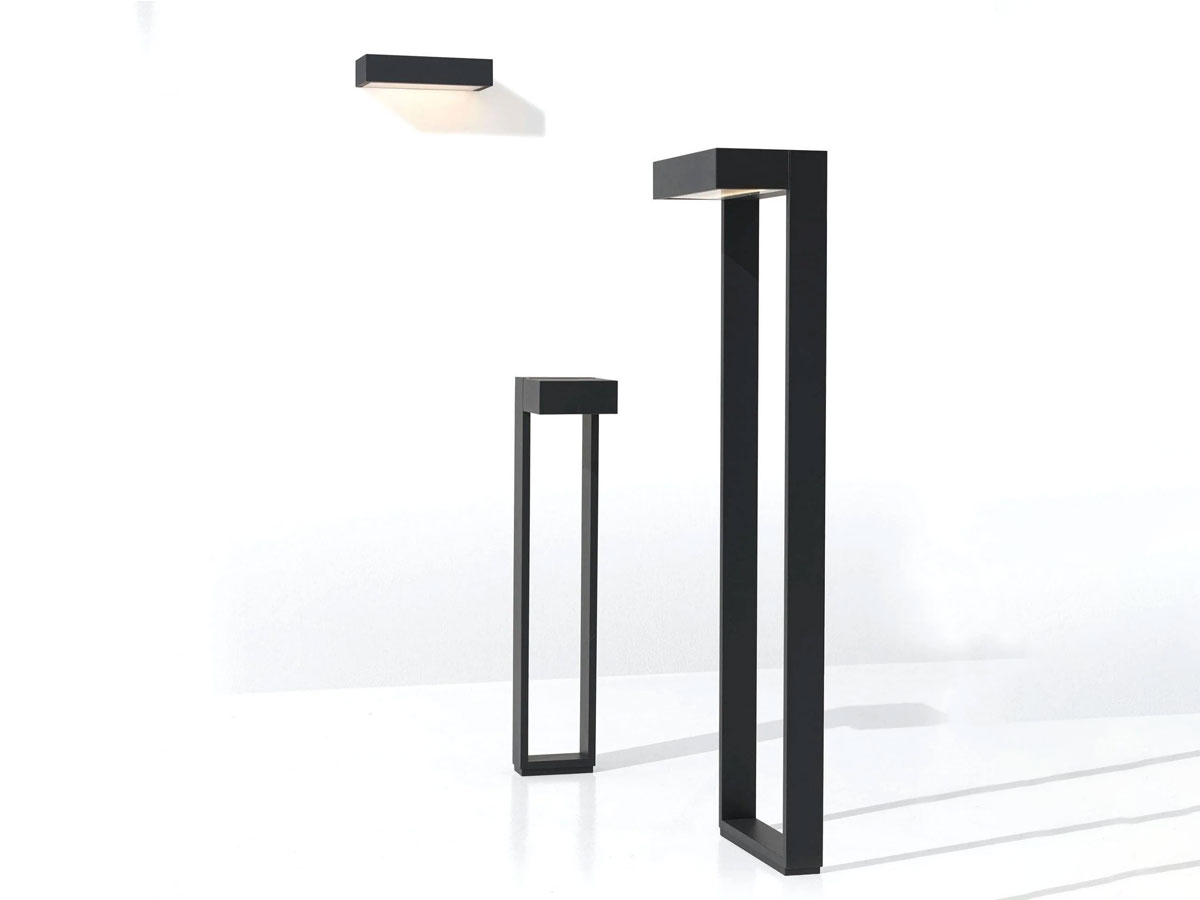 Flos Mile Bollard 1900 Double Floor Lamp Outdoor