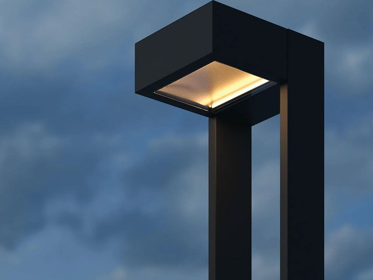 Flos Mile Bollard 1900 Mono Floor Lamp Outdoor