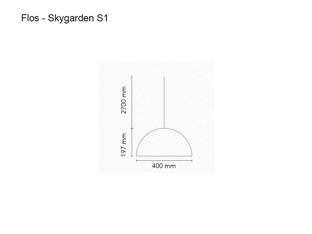 Flos Skygarden S1 Suspension Lamp Led