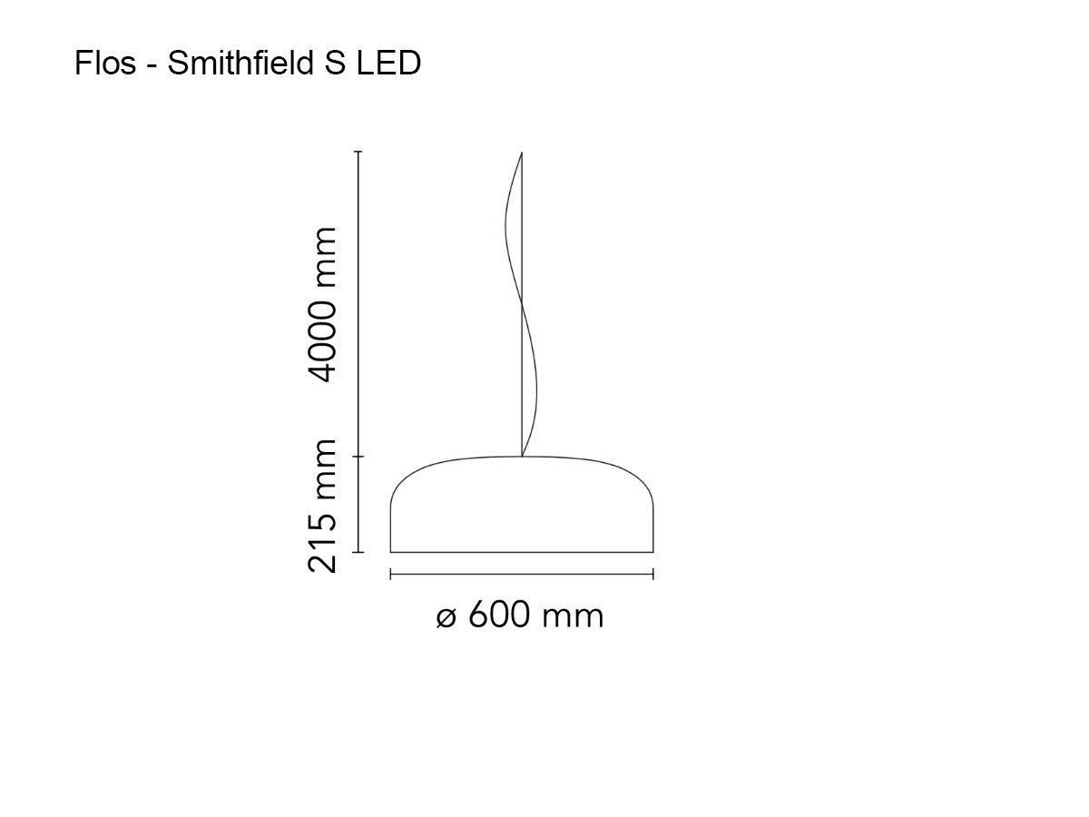 Flos Smithfield S Pro Led Suspension Lamp