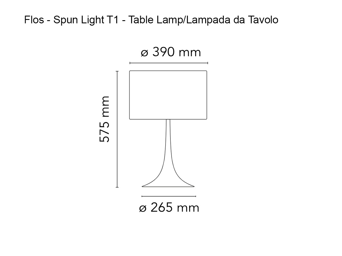 Flos Spun Light T1 Table Lamp