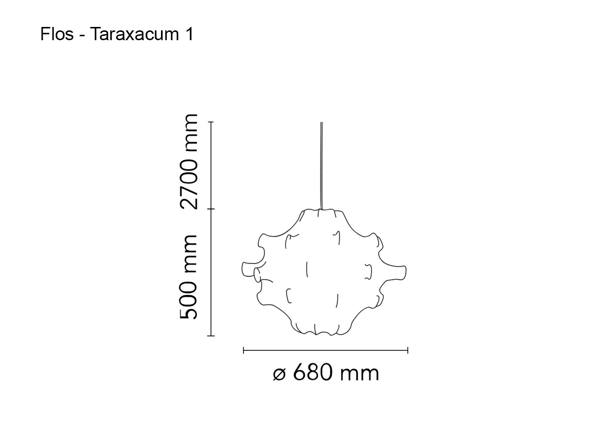Flos Taraxacum S1 Suspension Lamp