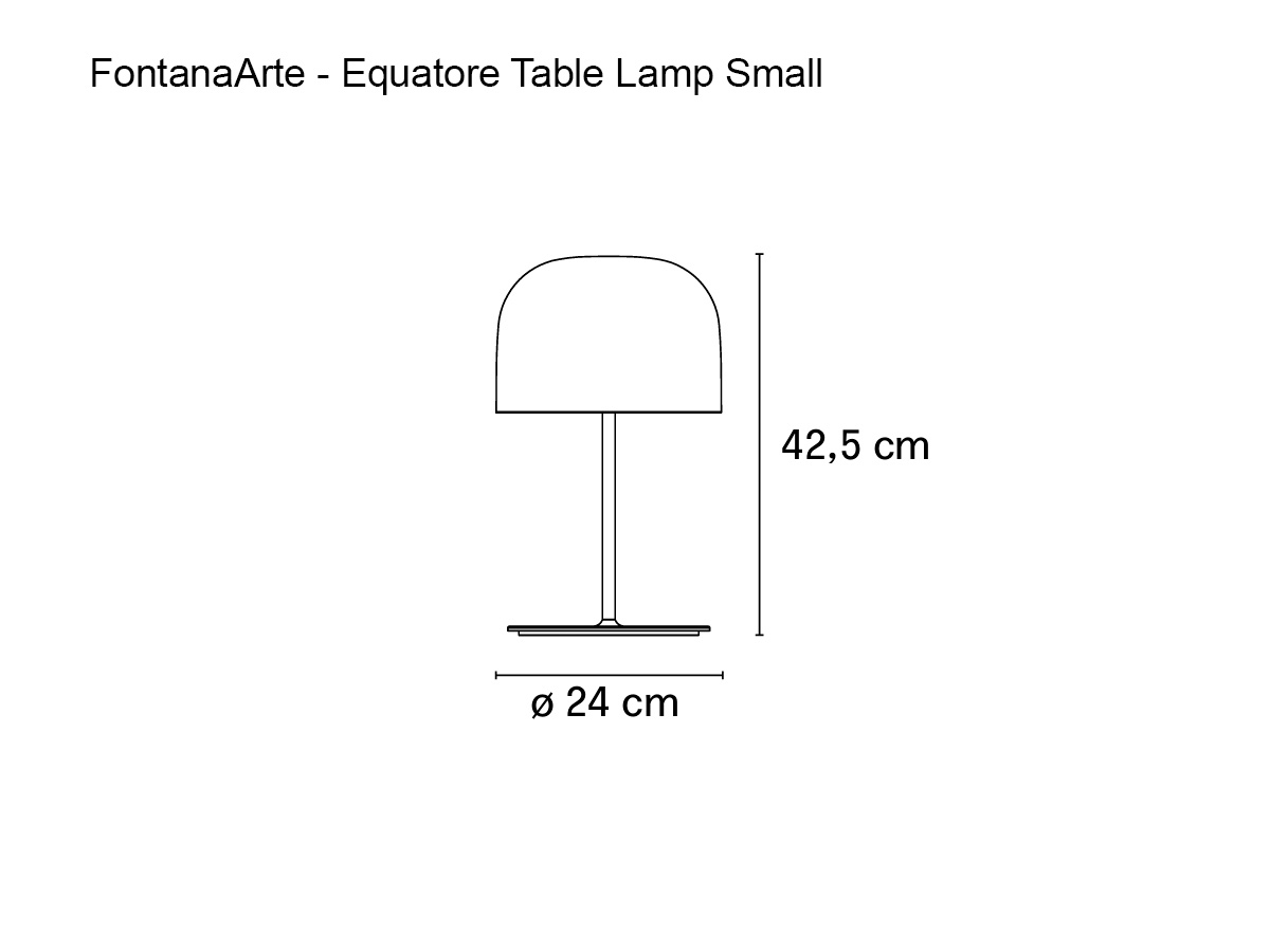 FontanaArte Equatore Table Lamp Small