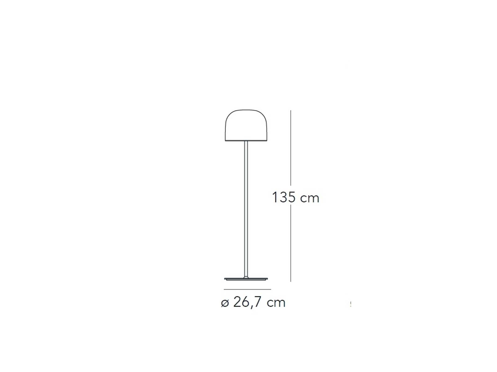 FontanaArte Equatore Floor Lamp Small