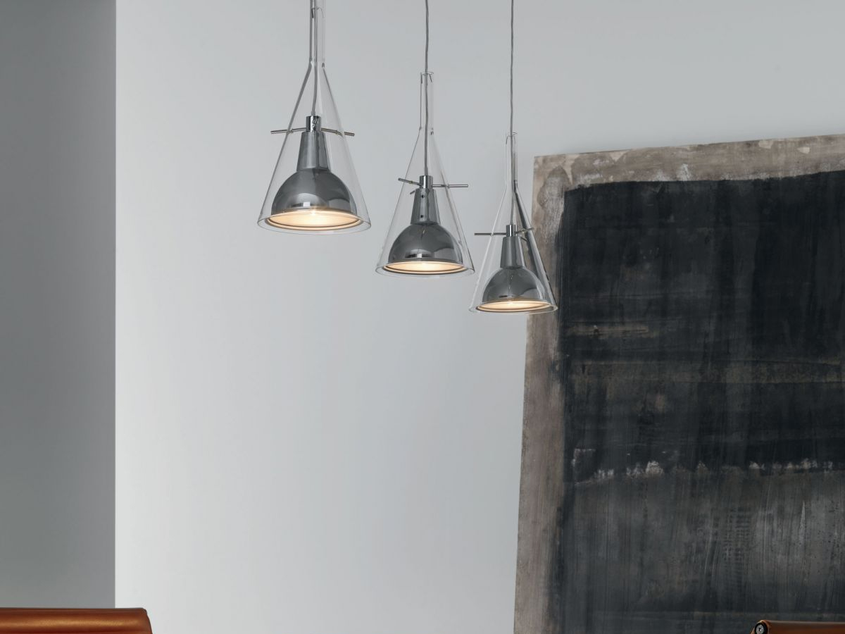 FontanaArte Flute Suspension Lamp Magnum