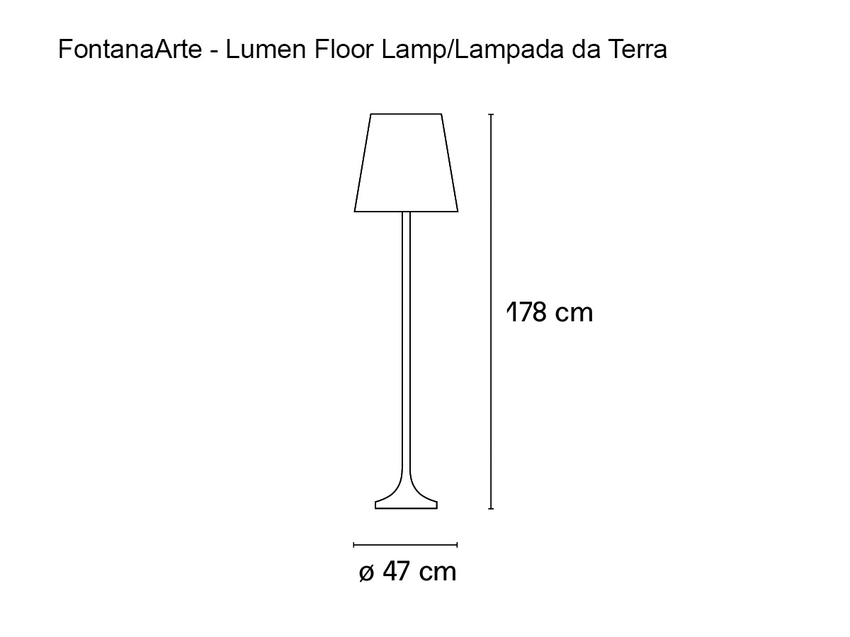 FontanaArte Lumen Floor Lamp