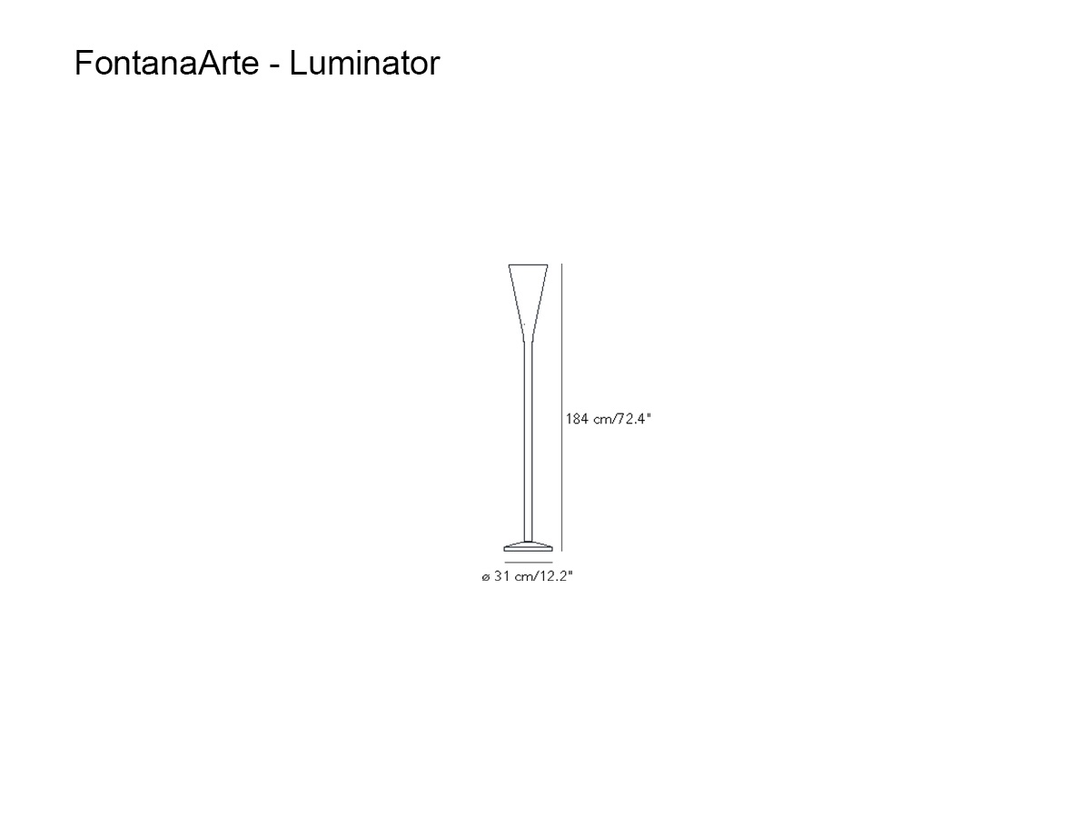 FontanaArte Luminator Floor Lamp Led