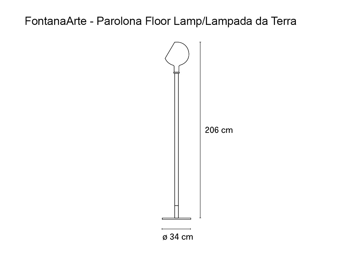 FontanaArte Parolona Floor Lamp