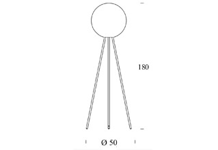 FontanaArte Prima Signora Floor Lamp Fontana Arte