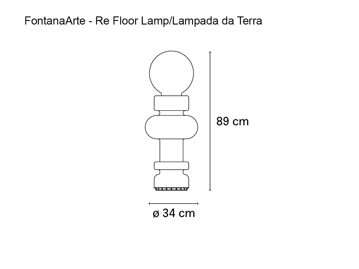 FontanaArte Re Floor Lamp
