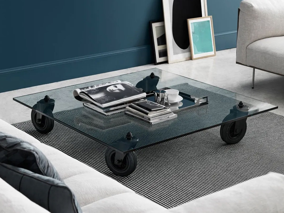 FontanaArte Table Wheels Gae Aulenti Fontanarte