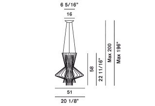 Foscarini Allegretto Ritmico Suspension Lamp
