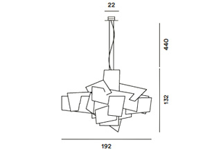 Foscarini Big Bang Xl Led Suspension Lamp