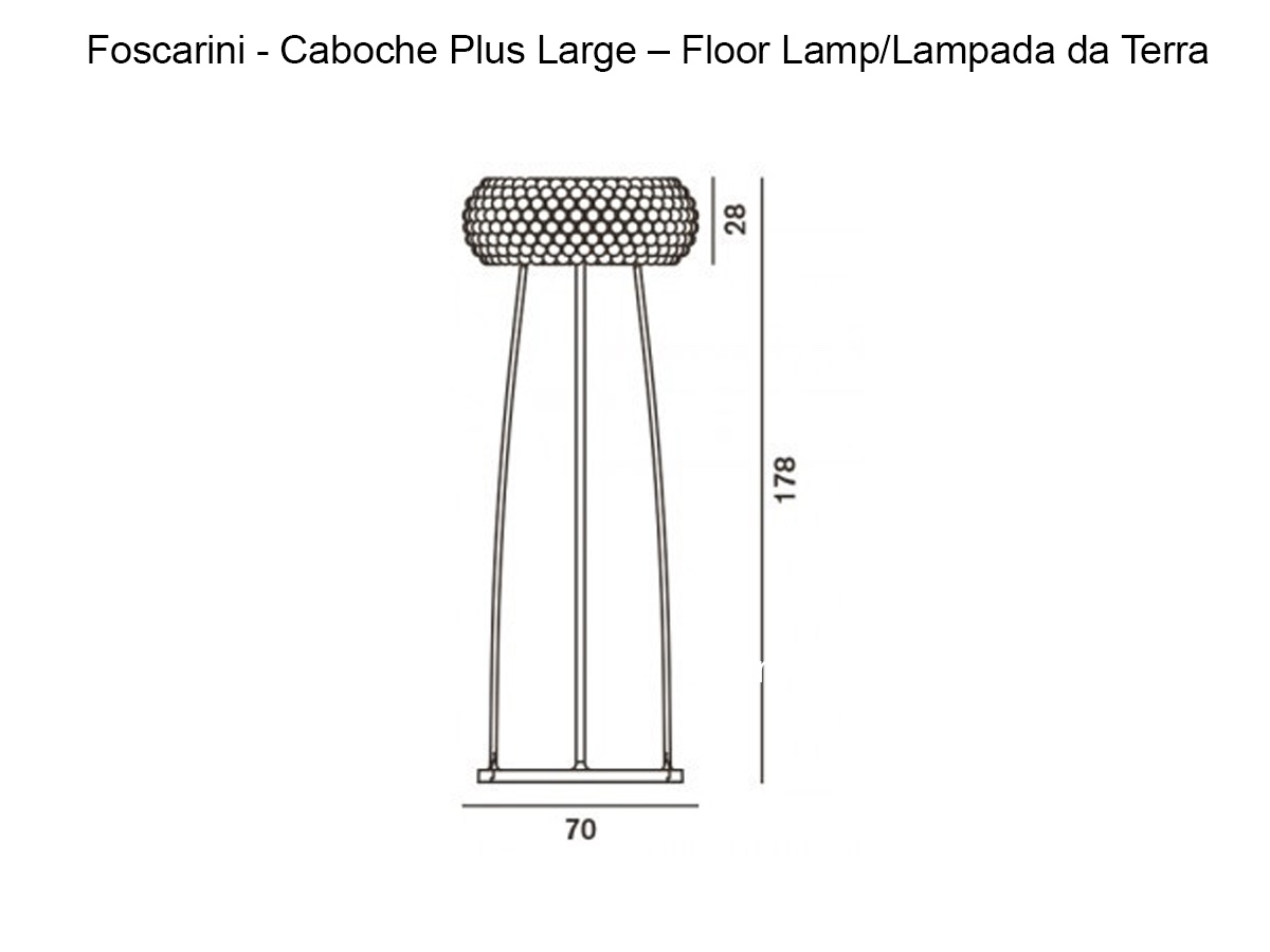 Foscarini Caboche Plus Large Floor Lamp