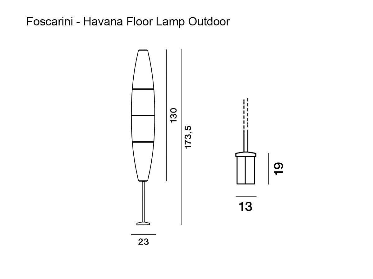 Foscarini Havana Floor Lamp Outdoor