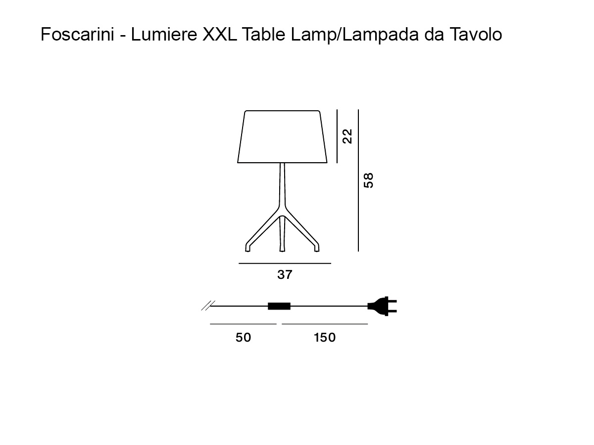 Foscarini Lumiere Xxl Table Lamp