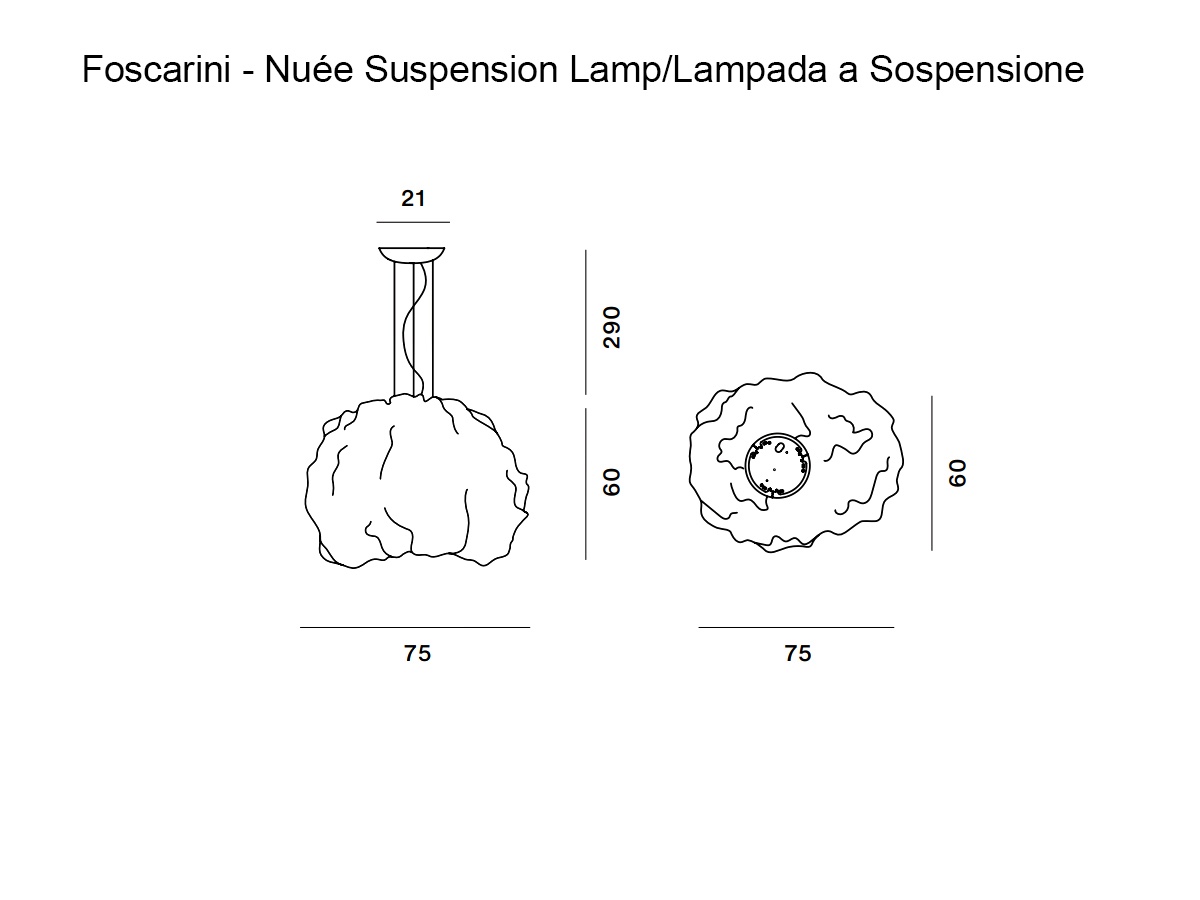 Foscarini Nuee Suspension Lamp