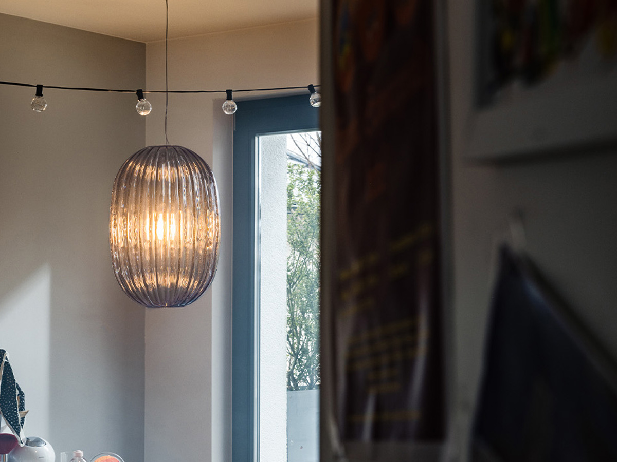Foscarini Plass Large Suspension Lamp Led Grey