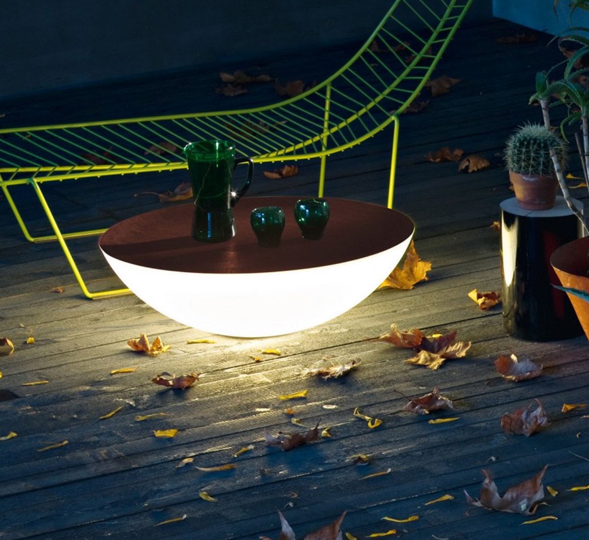 Foscarini Solar Outdoor Floor Lamp Brown