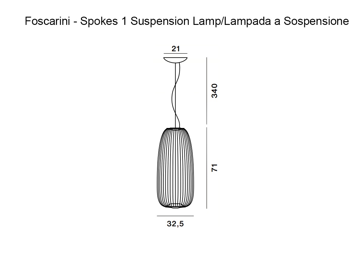 Foscarini Spokes 1 Suspension Lamp