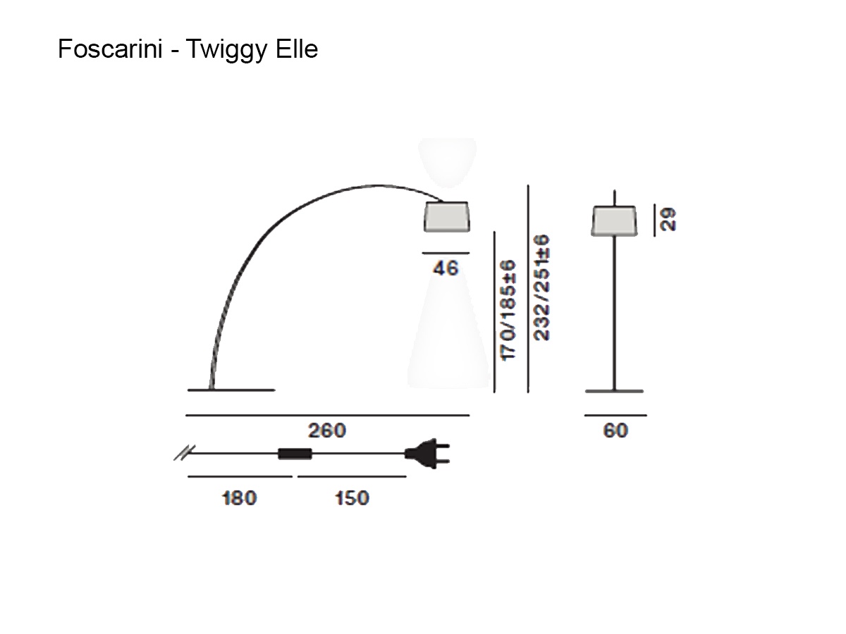 Foscarini Twiggy Elle Floor Lamp