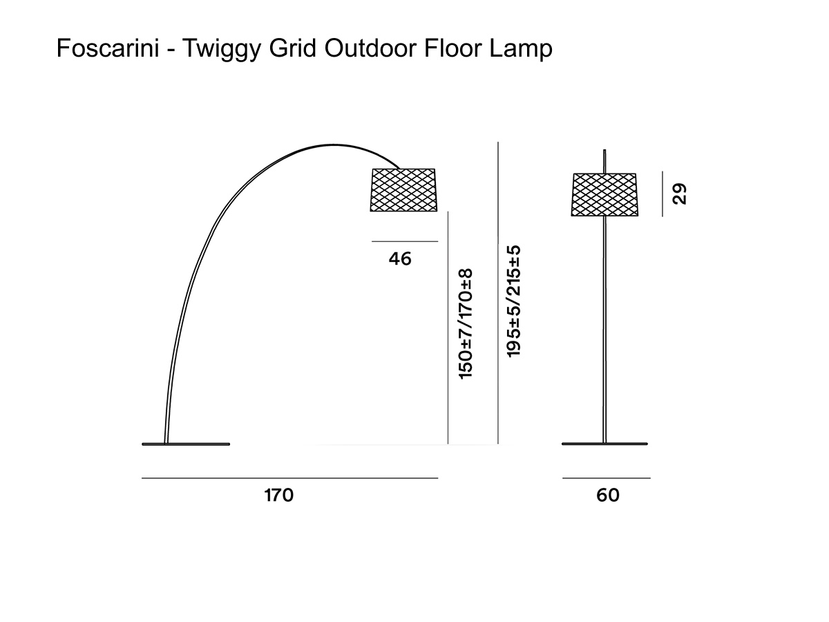 Foscarini Twiggy Grid Led Outdoor Floor Lamp